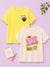 BambooTEC™ Girls Half Sleeve T-Shirt Pack of 2 – Girls Rule & Donut Graphic Print Soft Summer Tee Set