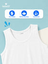 BambooTEC™ Boys Bamboo Fabric White Solid Vest