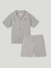 Light organic cotton Shirt & Pant Grey | Co-ord Set