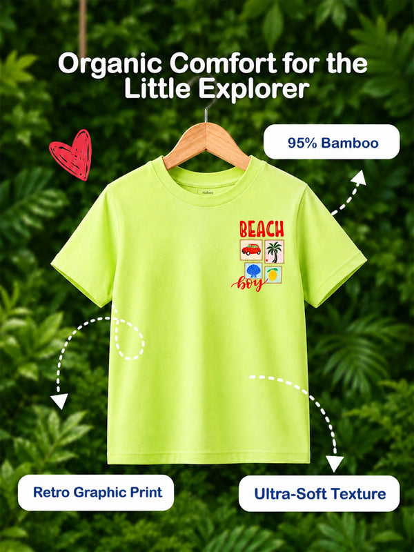 BambooTEC™ Unisex Half Sleeve T-Shirt Pack of 3 – Roaring Spring, Beach Boy & Go Fast Graphic Print Combo