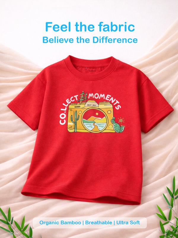 BambooTEC™ Fabric Printed T-Shirt for Boys | Soft, & Breathable