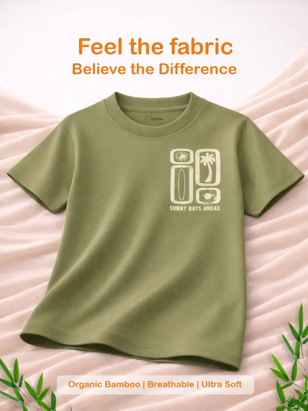 BambooTEC™ Printed T-Shirt for Boys | Soft, & Breathable