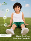 BambooTEC™ Boys Bamboo Fabric White Solid Vest