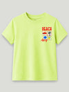 BambooTEC™ Unisex Kids T-Shirt – Beach Print Soft Breathable Tee