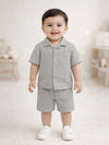 Light organic cotton Shirt & Pant Grey | Co-ord Set