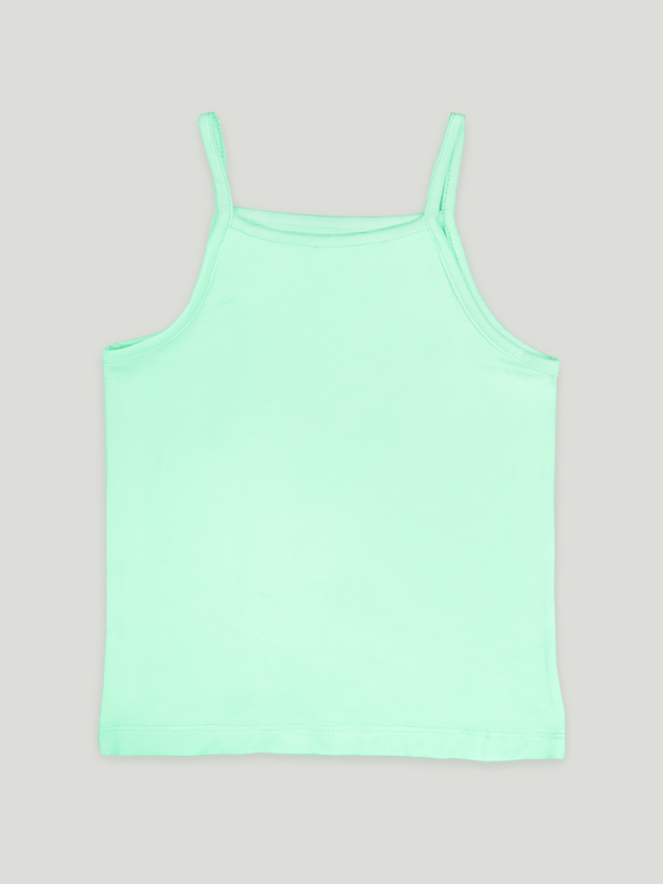 BambooTEC™ Mint GreenCamisole for Girls – Soft, Lightweight & Breathable