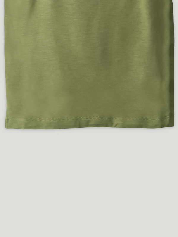 BambooTEC™ Olive Green Camisole for Girls – Soft, Lightweight & Breathable