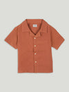 Light Organic Cotton Shirt & Pant Rust Co-ord Set