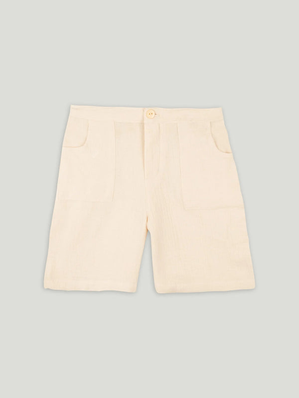Light Organic cotton Shirt & Pant Off-White Co-ord Set