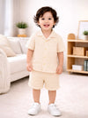 Light Organic cotton Shirt & Pant Off-White Co-ord Set