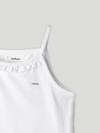 BambooTEC™ White Camisole for Girls – Soft, Lightweight & Breathable