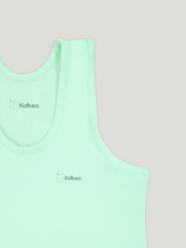 BambooTEC™ Mint Green Vest for Boys – Soft Lightweight & Breathable