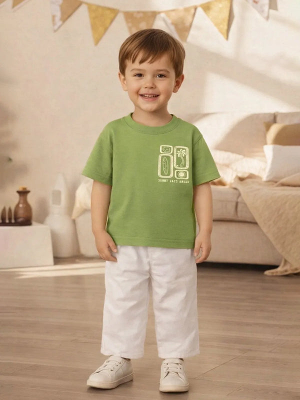 BambooTEC™ Printed T-Shirt for Boys | Soft, & Breathable