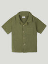 Light Organic Cotton Shirt & Pant Dark Green Co-ord Set