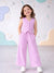 Girls Pink Striped Co-Ord Set |Organic Cotton