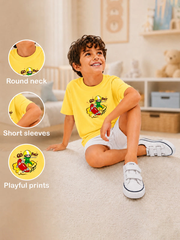 BambooTEC™ Unisex Half Sleeve T-Shirt Pack of 3 – Explore, Go Fast & Sea Play Graphic Print Combo