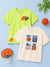 BambooTEC™ Unisex Kids Half Sleeve T-Shirt Pack of 2 – Soft Breathable Basketball Graphic Print Tee