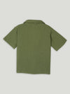 Light Organic Cotton Shirt & Pant Dark Green Co-ord Set
