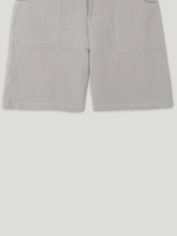 Light organic cotton Shirt & Pant Grey | Co-ord Set