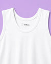 BambooTEC™ Boys Bamboo Fabric White Solid Vest