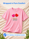 BambooTEC™ Half Sleeve T-Shirt Pack of 3 for Girls – Beach Fun, Sweet Treats & Happy Days Graphic Print Combo