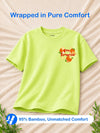 BambooTEC™ Girls Half Sleeve T-Shirt Pack of 2 – Tangerine & Sweet Treats Graphic Print Soft Summer Tee Set
