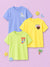 BambooTEC™ Unisex Half Sleeve T-Shirt Pack of 3 – Sea Play, Beach Boy & Donut Worry Graphic Print Soft Summer Tee Set
