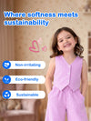 Girls Pink Striped Co-Ord Set |Organic Cotton
