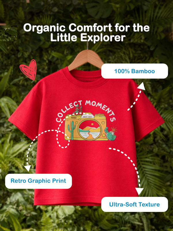 BambooTEC™ Fabric Printed T-Shirt for Boys | Soft, & Breathable