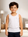 BambooTEC™ WhiteVest for Boys – Soft Lightweight & Breathable