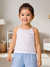 BambooTEC™ White Camisole for Girls – Soft, Lightweight & Breathable