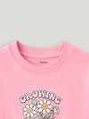 BambooTEC™ Girls Kids T-Shirt – Growing Everyday Flower Print Soft Tee