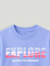 BambooTEC™ Unisex Kids T-Shirt – Explore Print Soft Breathable Tee