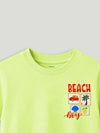 BambooTEC™ Unisex Kids T-Shirt – Beach Print Soft Breathable Tee