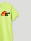 BambooTEC™ Unisex Kids T-Shirt – Basketball Print Soft Breathable Tee