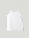 BambooTEC™ White Camisole for Girls – Soft, Lightweight & Breathable