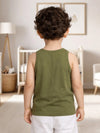 BambooTEC™ Olive Green Vest for Boys – Soft Lightweight & Breathable