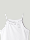 BambooTEC™ White Camisole for Girls – Soft, Lightweight & Breathable