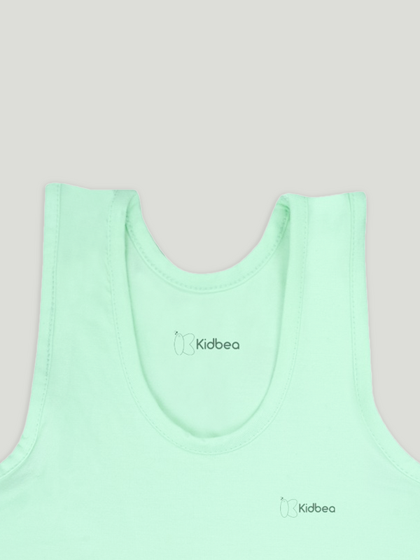 BambooTEC™ Mint Green Vest for Boys – Soft Lightweight & Breathable